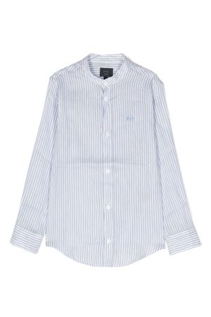 Light-blue linen shirt FAY KIDS | FS5P70I0148101CE